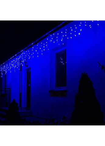 Гірлянда бахрома вулична (зовнішня) 8 м 200 LED CL0202 Blue Springos (258543874)