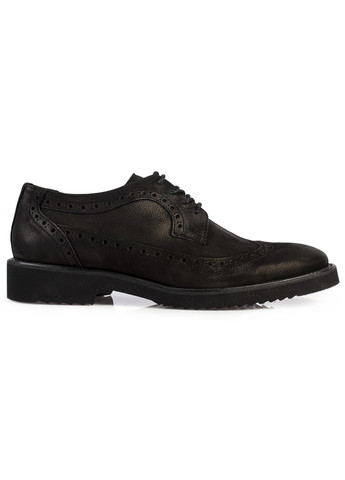Черные классические туфли мужские бренда 9402040_(2) Vittorio Pritti на шнурках