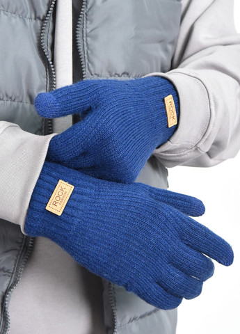 Рукавички чоловічі сенсорні з утеплювачем синього кольору Let's Shop (275466430)