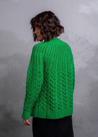 Зеленый свитер женский джемпер Viviami