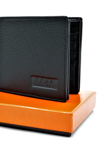 Чоловічий шкіряний гаманець чорний SKL85-296542 New Trend (259169151)