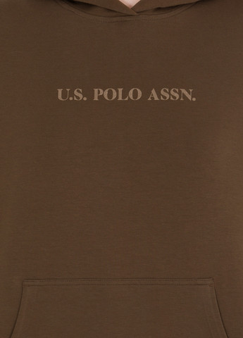 Світшот жіночий U.S. Polo Assn. - крій коричневий - (258470723)