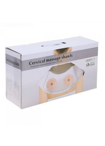 Вибромассажер ударный для тела Cervical Massage Shawls массажер для спины, шеи и поясницы Good Idea (270000297)