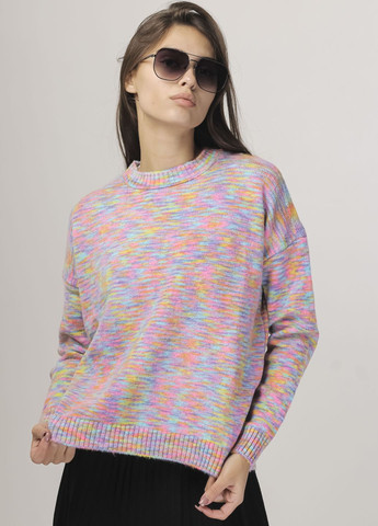 Комбінований светр меланж MYD