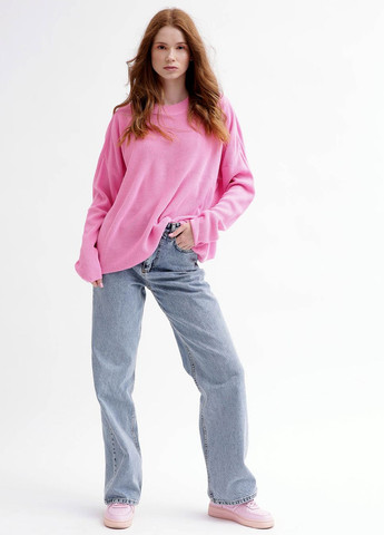 Розовый демисезонный свитер Carica
