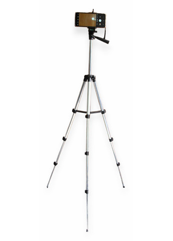 Стійка тринога штатив 1 метр професійна телескопічна для світла кільцевої лампи фотоапарата екшн камери телефону No Brand (262094731)