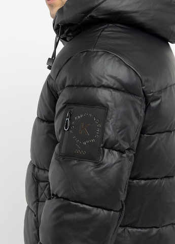 Черная зимняя куртка мужская цвет черный цб-00220557 Kings Wind