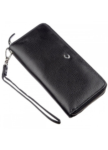 Женский чёрный кошелёк из натуральной кожи ST Leather 18933 Черный ST Leather Accessories (262453769)