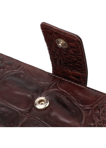 Превосходное стильное мужское портмоне из натуральной кожи с тиснением под крокодила 21846 Коричневое Canpellini (259830002)