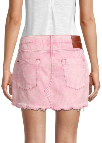 Розовая юбка One Teaspoon