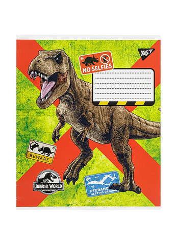 Тетрадь в линейку 12 листов Jurassic world цвет разноцветный ЦБ-00222599 Yes (260164605)
