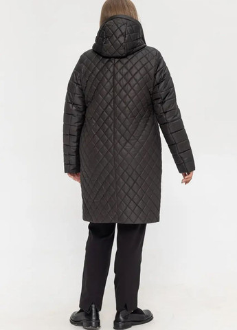 Чорна демісезонна демісезонна жіноча куртка великого розміру SK
