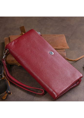 Жіночий шкіряний гаманець ST Leather 19311 Бордовий ST Leather Accessories (262453781)