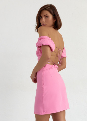 Рожева коротка сукня No Brand