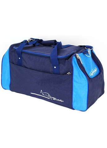 Спортивна сумка 59 л 447-8 синій з блакитним Wallaby (271997982)