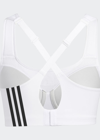 Белый спортивный бра tlrd impact training high-support adidas