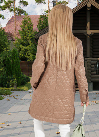 Бежевый Жіночий верхній одяг Куртка OVERSIZE з плащової тканини (4977)18747-8 Lemanta