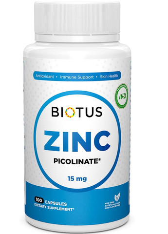 Zinc Picolinate 15 mg 100 Caps BIO-530470 Biotus (257252876)