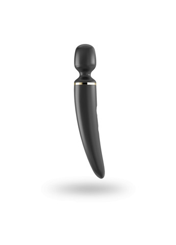 Вібромасажер Wand-er Woman (Black/Gold), водонепроникний, потужний, розмір XXL Satisfyer (259751531)