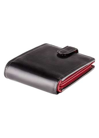 Шкіряний чоловічий гаманець TR35 Atlantis c RFID (Black Red) Visconti (261856042)