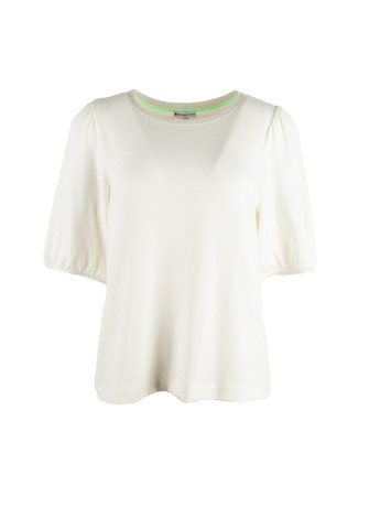 Белая летняя женская футболка glowing days 001397 Street One