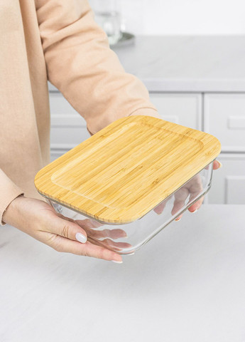 Ємність для зберігання прямокутна 1500 мл, 7,6х17,5х23 см MVM (260408260)