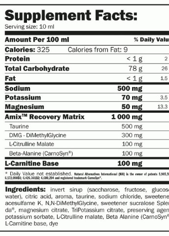 ChampION Sports Fuel 1000 ml /100 servings/ Sour Cherry Amix Nutrition (256724892)