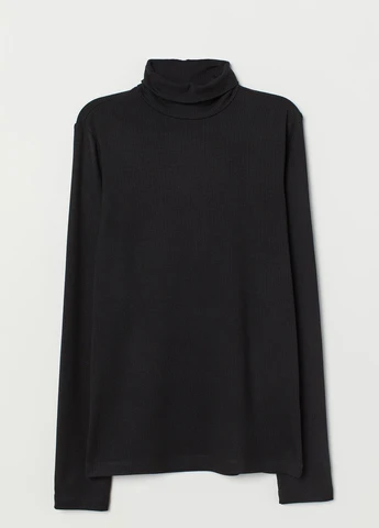Водолазка,чорний, Basic H&M (257386515)