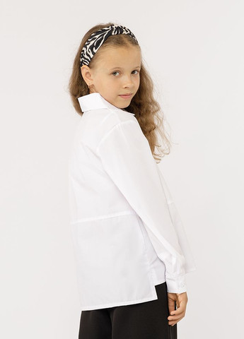 Сорочка з довгим рукавом для дівчинки колір білий ЦБ-00221714 MyChance (260644473)