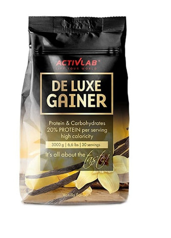 De Luxe Gainer 3000 g /30 servings/ Vanilla ActivLab (258244391)