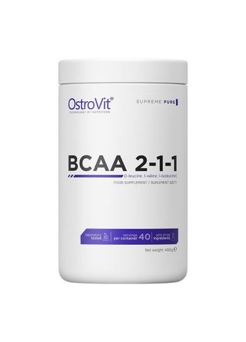 BCAA 2-1-1 400 g /40 servings/ Pure Ostrovit (268464472)