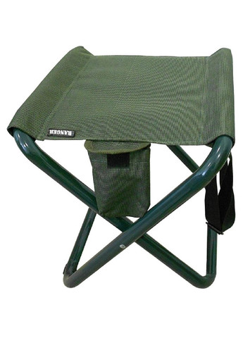 Розкладний легкий стілець без спинки для відпочинку дачі риболовлі туризму кемпінгу 39х33, 5х42 см (475299-Prob) Зелений Unbranded (265391206)