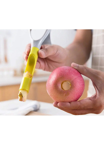Нож для удаления сердцевины яблока авокадо фруктов пластиковый многофункциональный 5 в 1 Qsheng (260336388)