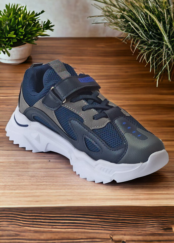 Синій Осінні дитячі кросівки для хлопчика 7527а Boyang