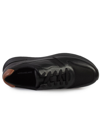 Черные демисезонные кроссовки мужские бренда 9200352_(1) ModaMilano