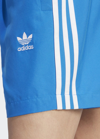 Мужские синие спортивные шорты для плавания originals adicolor 3-stripes adidas