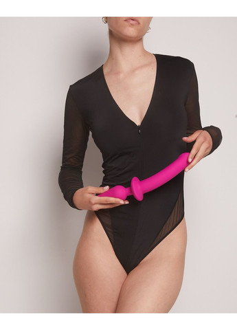 Анальная пробка с дилдо 2в1 SWITCH PLUG-IN DILDO Fuchsia L, диаметр 4,5/3,4 см Strap-On-Me (258470855)