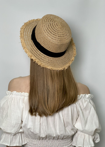 Шляпа соломенная прозрачная с бахромой Look by Dias (258593876)