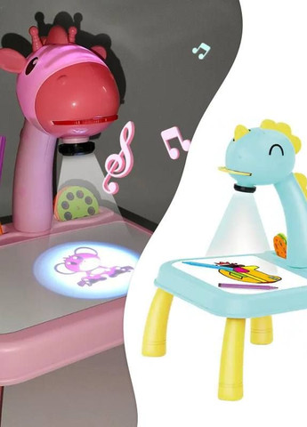 Детский столик проектор для рисования + слайды и фломастеры No Brand (271044497)