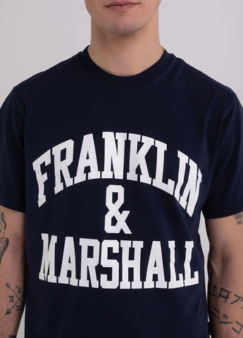 Синяя футболка Franklin & Marshall