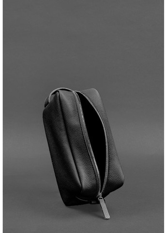 Жіноча шкіряна косметична сумка 6.0 Чорний флотар BN-CB-6-SOS BlankNote (263519245)