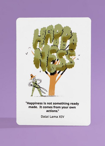 Магнитная открытка "HAPPINESS" Gifty (262093810)