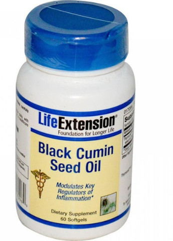 Black Cumin Seed Oil 60 Softgels Life Extension (256721442)