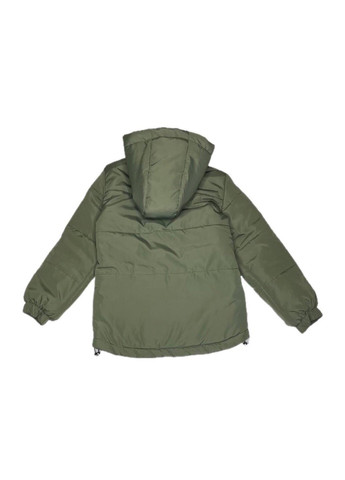 Оливковая (хаки) демисезонная куртка демисезонная для мальчика цвета хаки Модняшки