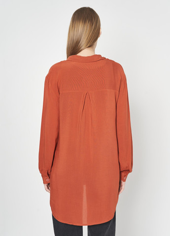 Светло-оранжевая блуза демісезон,цегляний, Terranova