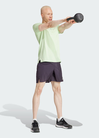 Зеленая футболка designed for training hiit workout heat.rdy adidas