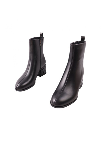 Чорні ботильйони жіночі чорні натуральна шкіра Lady Marcia 243-23DH