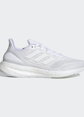 Білі всесезон кросівки для бігу pureboost 22 adidas