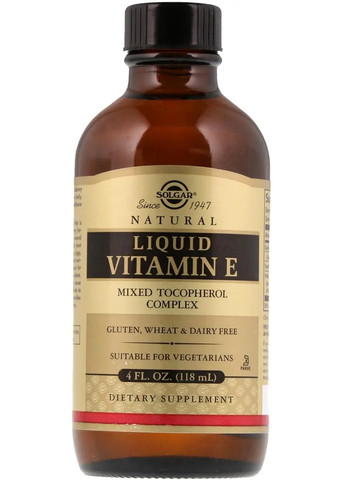 Liquid Vitamin E 118 ml Solgar (257252299)