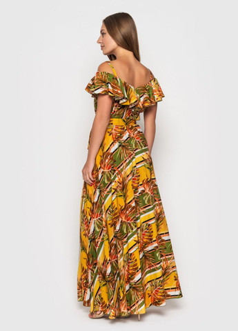 Комбинированное платье эстела комбинированный Luzana
